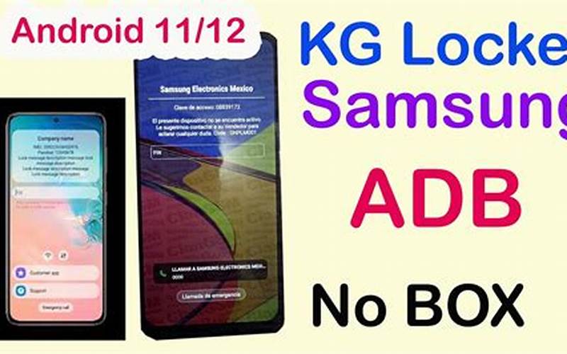 Samsung Kg Lock Remove Adb