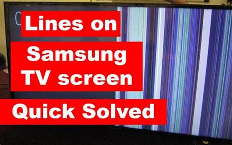 Samsung Line On Screen