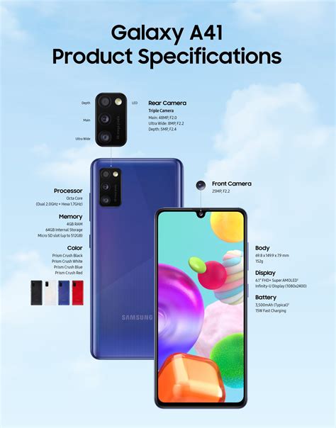 Samsung Galaxy A41 Camera