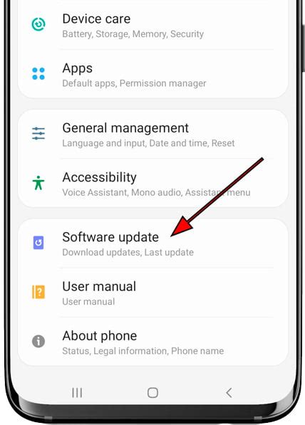 Samsung Galaxy S22 software