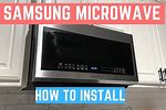 Samsung Microwave Install