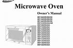 Samsung Microwave Oven Instructions