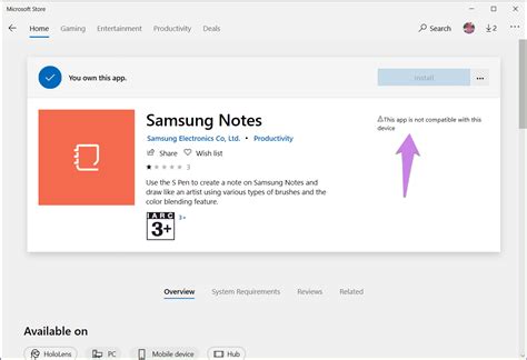 Samsung Notes PC Interface