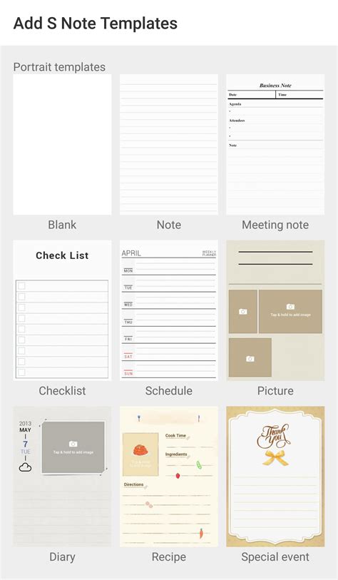 Samsung Notes Templates Free Download