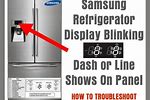 Samsung Refrigerator Display Troubleshooting