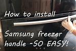 Samsung Rfg293hapn Freezer Door Handle Repair