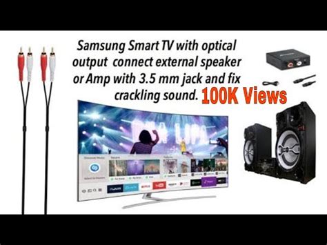 Experience Enhanced Audio with Samsung's  Smart TV Output Features