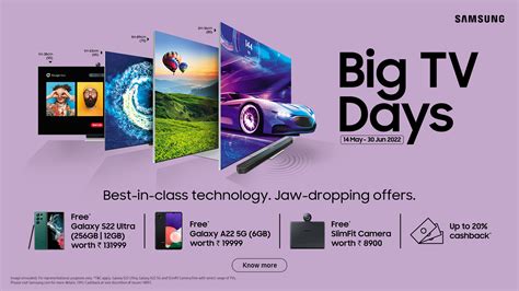 Samsung Tv Promotion 2022