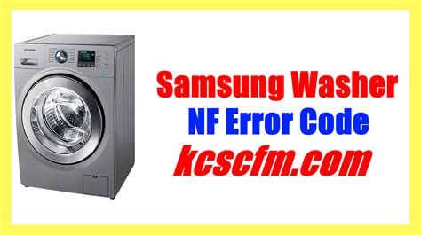 Samsung Washer NF Code