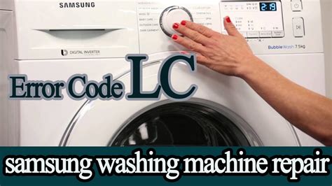 Samsung Washing Machine LC error