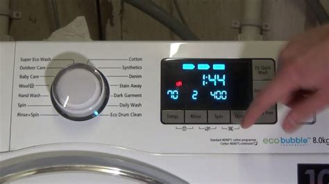 Samsung Washing Machine Sound Off Button