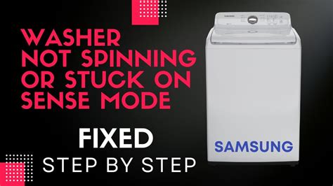 Samsung Washing Machine Won't Spin