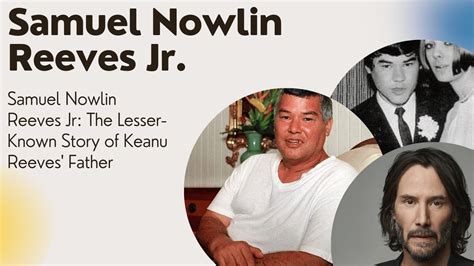 All About Patricia Taylor and Samuel Nowlin Reeves Jr., the parents of