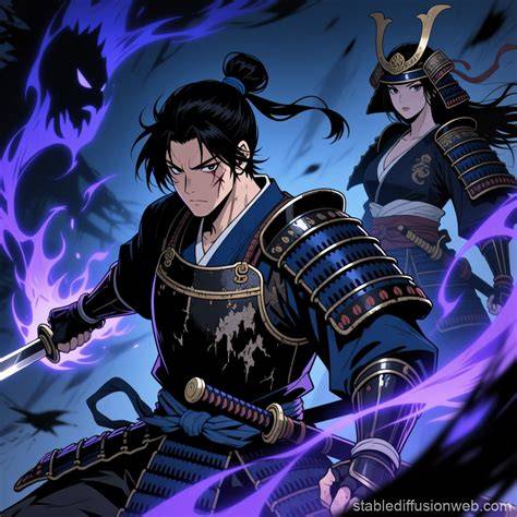 異世界で戦う武将たちのイメージ