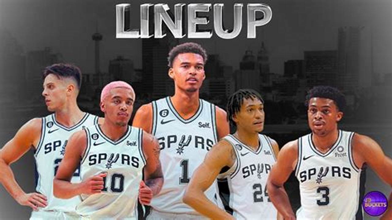 San Antonio Spurs Lineup 2024