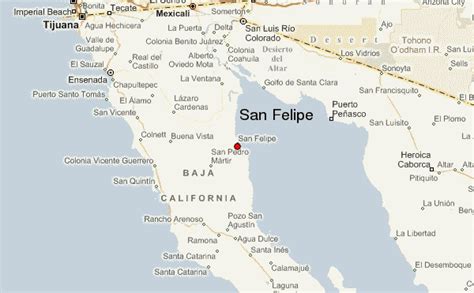 San Felipe Mexico Map