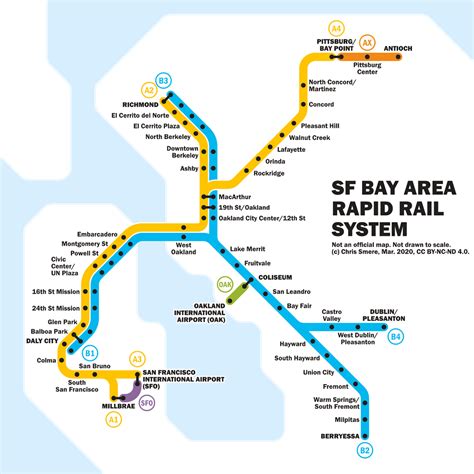 San Francisco Train Map