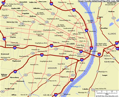 San Louis Missouri Map