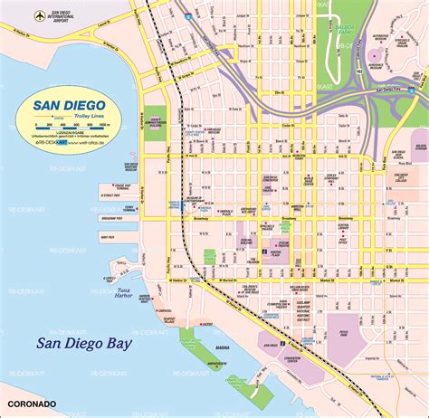 San Diego map