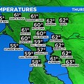 San Francisco Bay Weather Map