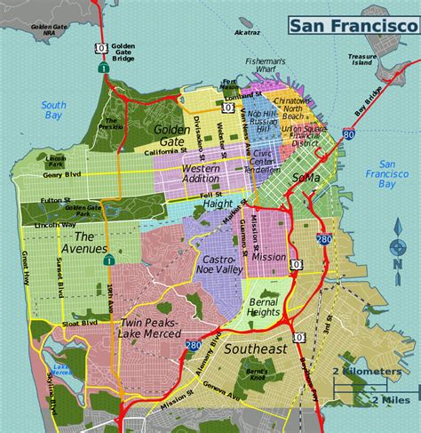 Large San Francisco Maps for Free Download and Print HighResolution