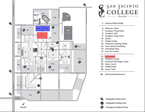 San Jacinto College South Campus Map Maping Resources