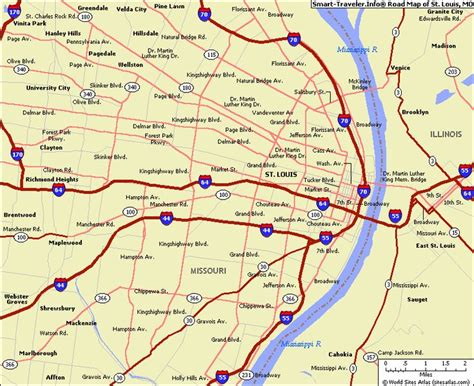 San Louis Missouri Map