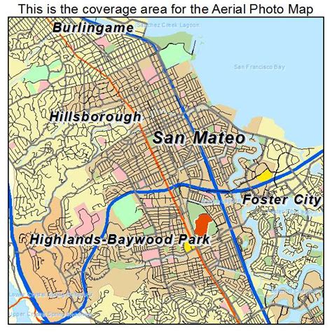 San Mateo, CA Topographic Map TopoQuest