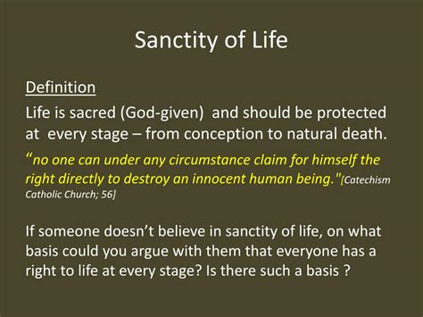 The Majestic Unveiling of Sanctity of Life: A Definitive Definition Exploring the Intrinsic Value of Human Existence