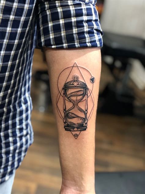 Sand Timer Tattoo