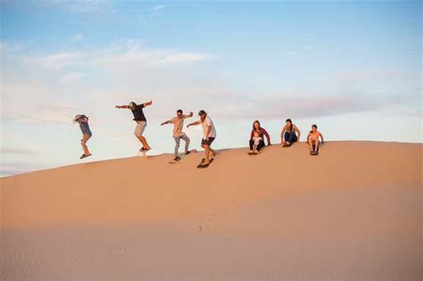 Sandboarding at Port Stephens