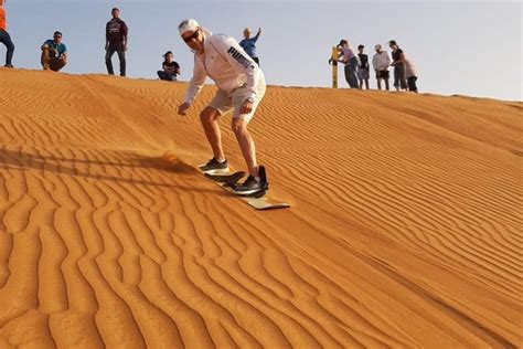 Sandboarding in Dubai