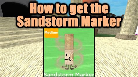 Sandstorm Marker - Roblox