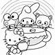 Sanrio Coloring Pages Free