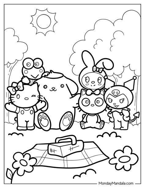 Sanrio Color Pages
