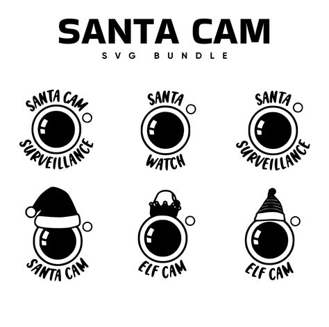 75+ Santa Cam Svg, Santa Cam. Santa Cam, Santa Cam Svg, Svg Christmas, Dxf, Pdf, Svg Files, Santa