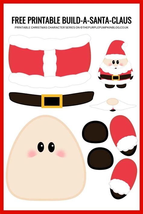 Santa Claus Craft Template