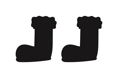 Download Santa Claus Shoe Prints SVG File - SVG Design Cricut SVG Free PSD Mockups