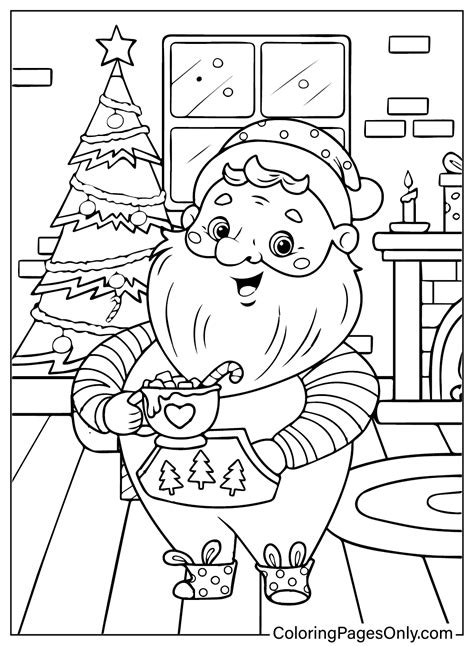 Santa Coloring Pages