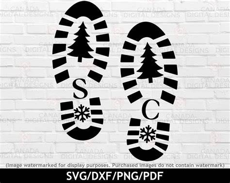 How to Add a Magical Touch to Your Christmas Decor with Santa Footprint SVG Design