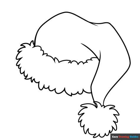 Santa Hat Coloring Page