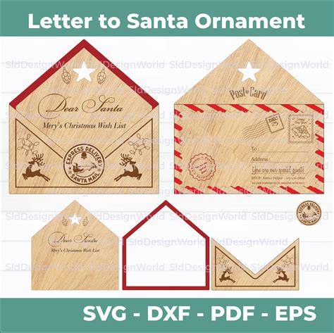 Make Your Christmas Fantastical with Santa Letter SVG - A Personalized Touch to Your Greetings