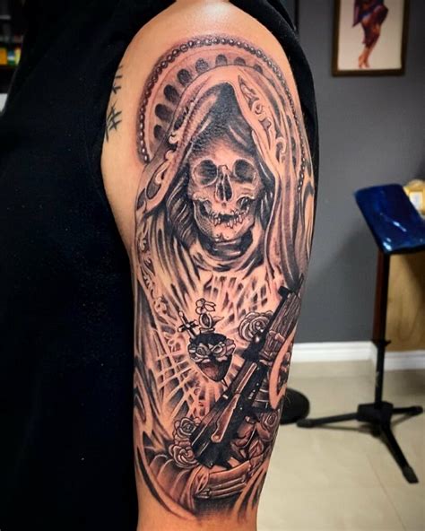 Santa Muerte Tattoos Pics