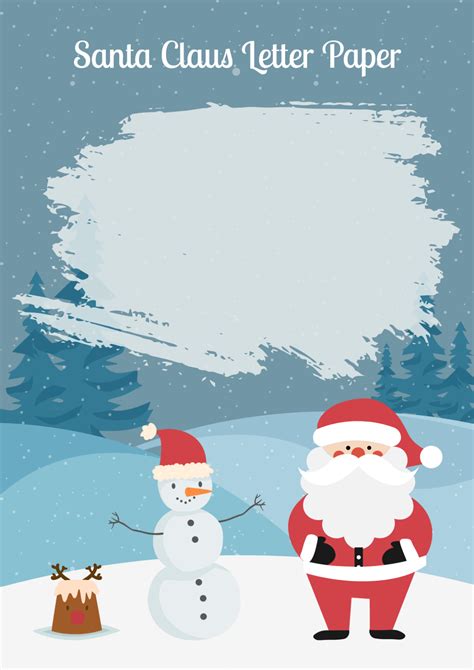 Santa Note Template