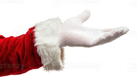 Santa S Hand 3D PNG