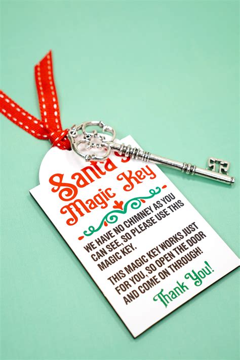 Santa S Magic Key Printable