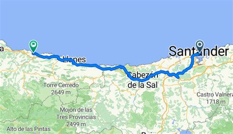 Santander Tour Route
