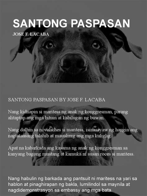 Santong Paspasan Meaning