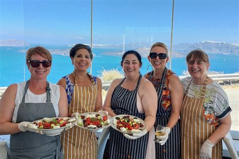 Santorini Cooking Class View