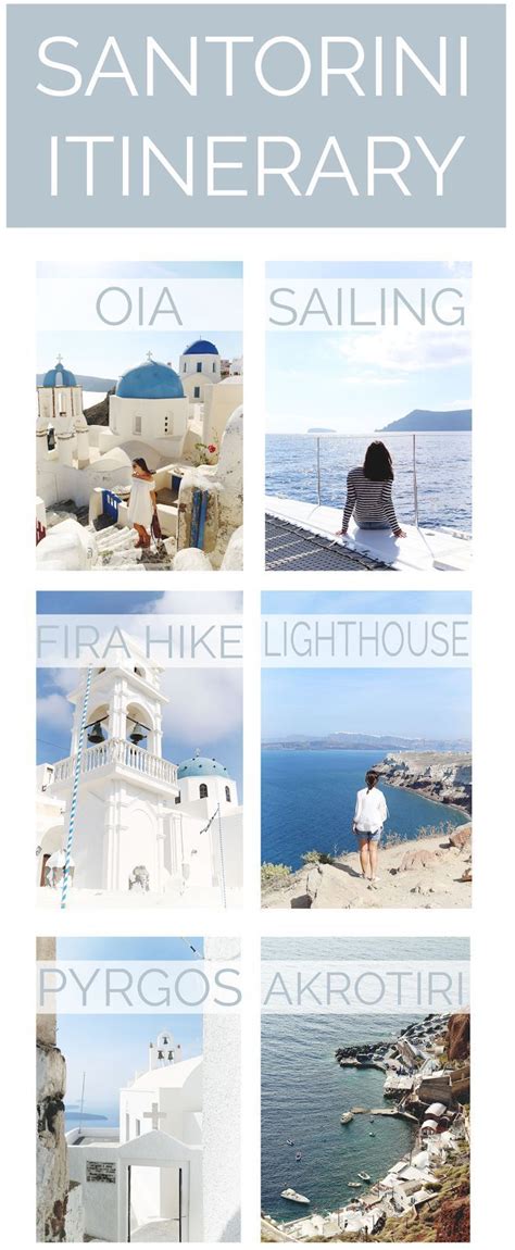 Santorini Experience Recommendations